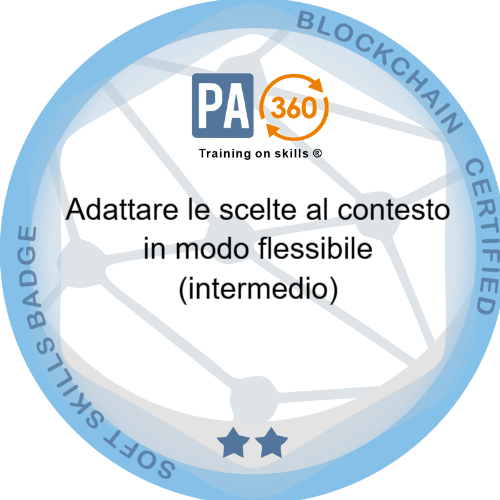 Adattare le scelte al contesto in modo flessibile (intermedio)